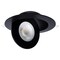 Satco 15W LED Gimbaled Downlight 6 in. - RGB & Tunable White - Round Starfish IOT - Black 1200L 120-277V S11296 - alternate 5